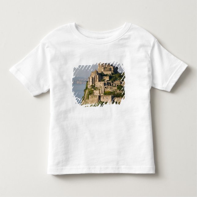 Camiseta De Bebé ITALIA, Campania, bahía de Nápoles), ISCHIA, (Anverso)