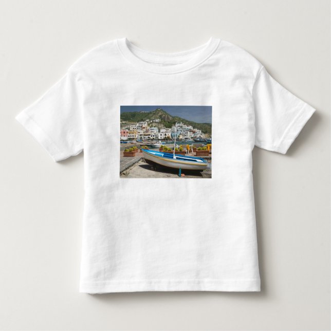 Camiseta De Bebé ITALIA, Campania (bahía de Nápoles), ISCHIA, (Anverso)