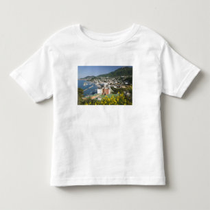 Camiseta De Bebé ITALIA, Campania, (Bahía de Nápoles), ISCHIA, LACC