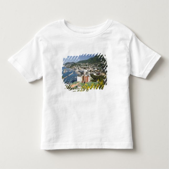 Camiseta De Bebé ITALIA, Campania (bahía de Nápoles), ISCHIA, LACCO (Anverso)