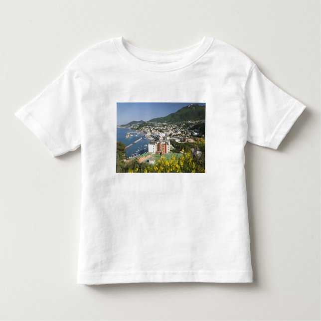 Camiseta De Bebé ITALIA, Campania (bahía de Nápoles), ISCHIA, LACCO (Anverso)