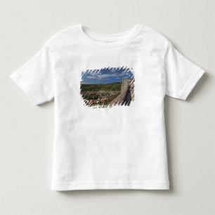 Camiseta De Bebé Italia, Cerdeña, Bosa. Vista de la ciudad desde Ca