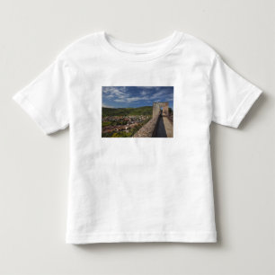 Camiseta De Bebé Italia, Cerdeña, Bosa. Vista de la ciudad desde Ca
