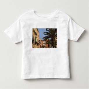 Camiseta De Bebé Italia, Cerdeña, Cagliari. Edificios y palmeras