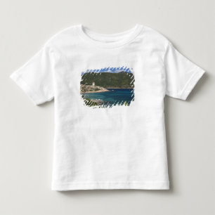 Camiseta De Bebé Italia, Cerdeña, Teulada. Torre española.