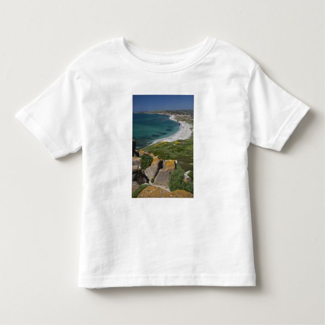 Camiseta De Bebé Italia, Cerdeña, Tharros. Vista desde España (Anverso)