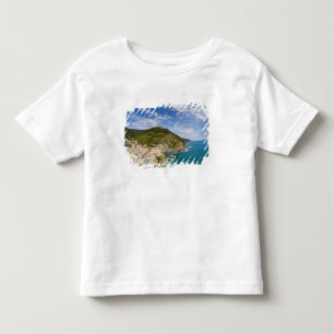 Camiseta De Bebé Italia, Cinque Terre, Vernazza, Ciudad en la lader