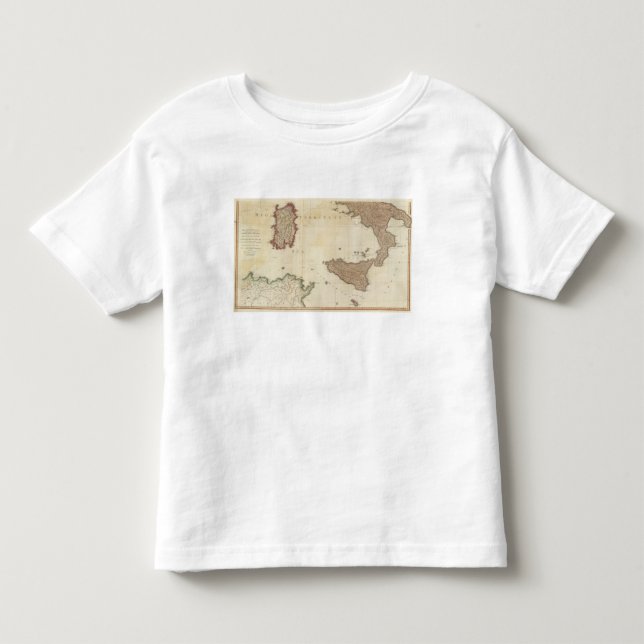 Camiseta De Bebé Italia del sur (Anverso)