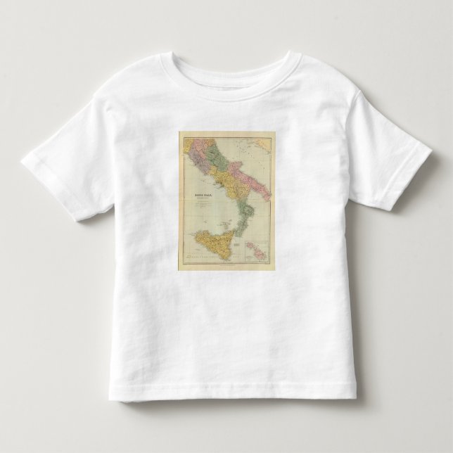Camiseta De Bebé Italia del sur 2 (Anverso)