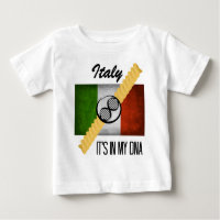 Italia está en mi bandera italiana Rotini de la