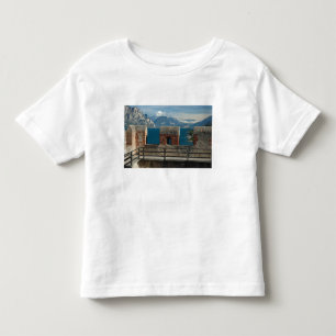 Camiseta De Bebé Italia, Malcesine, vista desde el castillo del lag