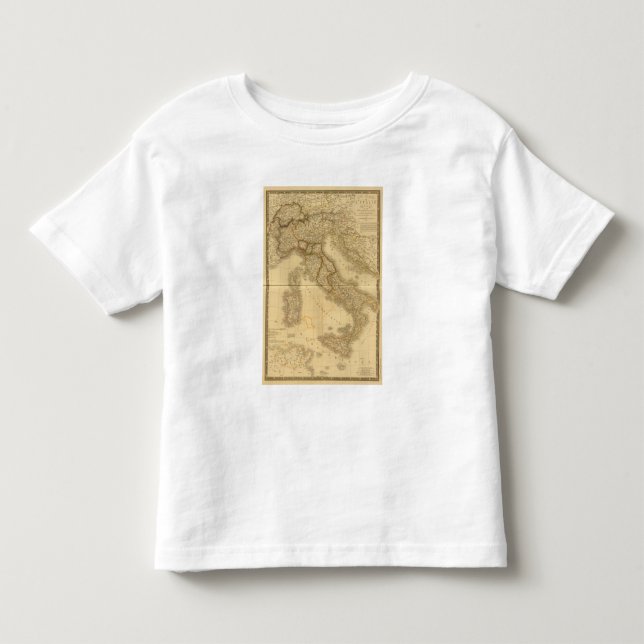 Camiseta De Bebé Italia moderna (Anverso)