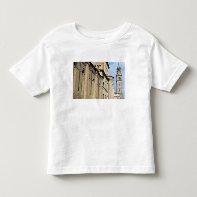 Camiseta De Bebé Italia, Parma, Torre de la Iglesia de San Giovanni (Anverso)