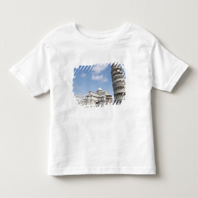 Camiseta De Bebé Italia, Pisa. Catedral, baptisterio y destreza (Anverso)