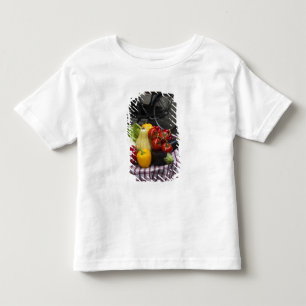 Camiseta De Bebé Italia, provincia de Brescia, Gargnano. Mesa con