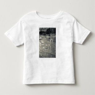 Camiseta De Bebé Italia, provincia de Brescia, Sirmione. Café junto