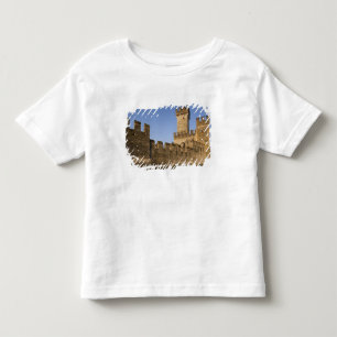 Camiseta De Bebé Italia, provincia de Brescia, Sirmione. Castillo