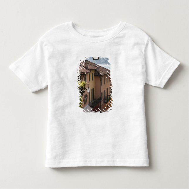 Camiseta De Bebé Italia, Provincia de Como, Bellagio. Salita (Anverso)