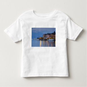 Camiseta De Bebé Italia, Provincia de Como, Bellagio. Vista de la c