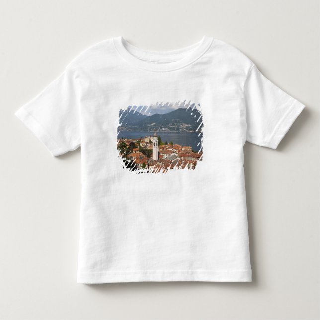 Camiseta De Bebé Italia, Provincia de Como, Menaggio. Vista de la c (Anverso)