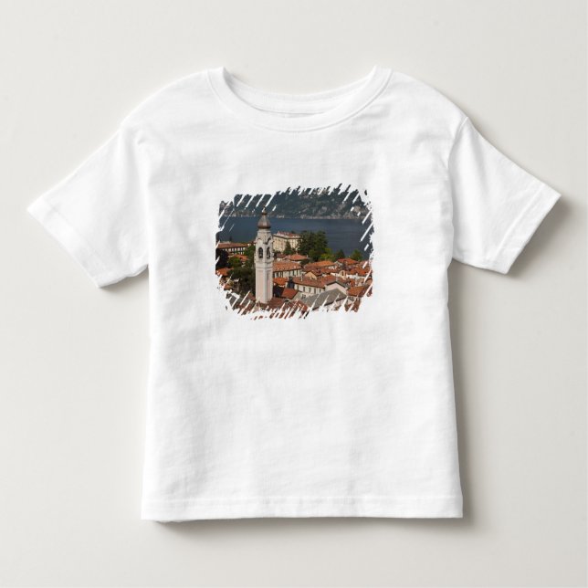 Camiseta De Bebé Italia, Provincia de Como, Menaggio. Vista de la c (Anverso)