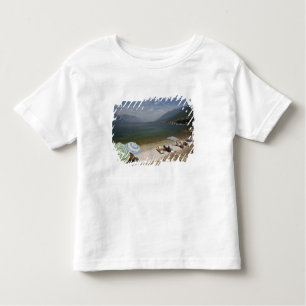 Camiseta De Bebé Italia, provincia de Verona, Brenzone. Lago Garda