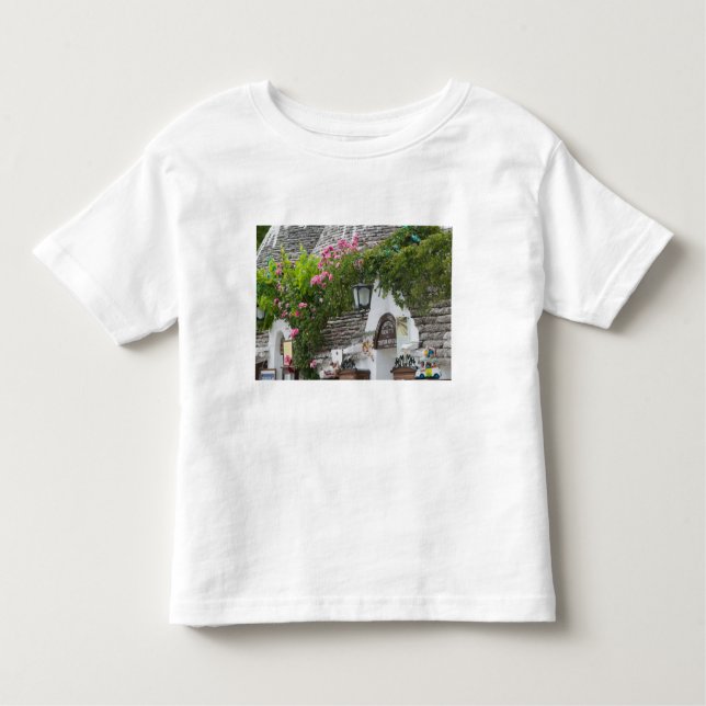 Camiseta De Bebé Italia, Puglia, Alberobello, Terra dei Trulli, (Anverso)
