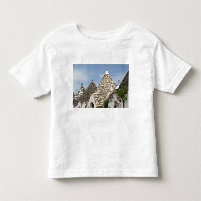 Camiseta De Bebé Italia, Puglia, Alberobello, Terra dei Trulli, (Anverso)