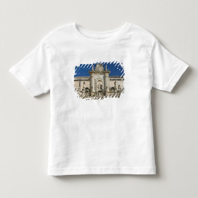 Camiseta De Bebé Italia, Puglia, Lecce, Piazza del Duomo, Palazzo (Anverso)