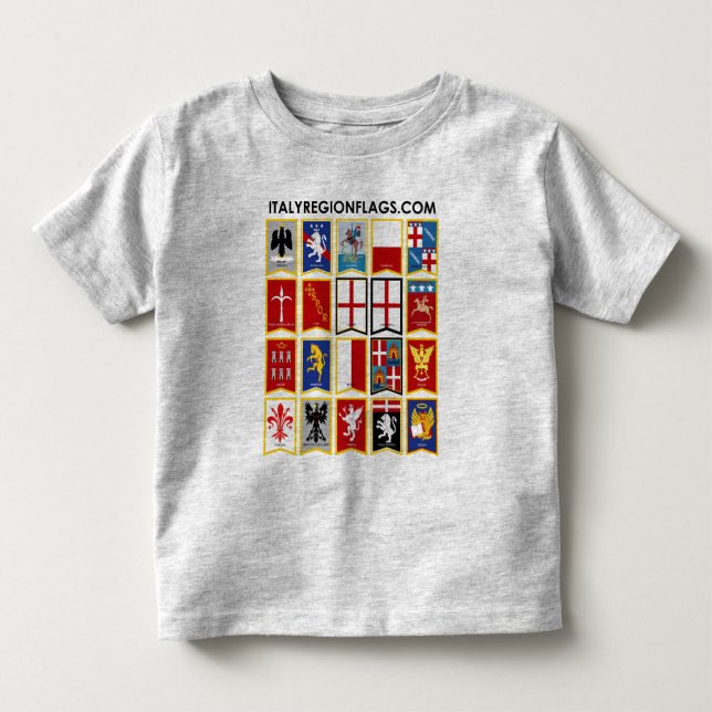 Camiseta De Bebé Italia-Región-T-Camisa del niño (Anverso)