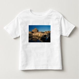 Camiseta De Bebé Italia, Roma, Castel Sant'Angelo y río