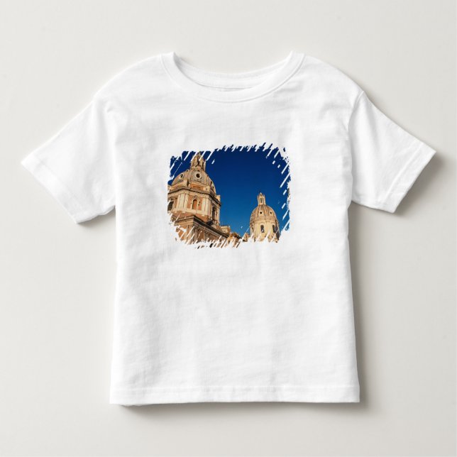 Camiseta De Bebé Italia, Roma, iglesia de Santa Maria di Loreto y (Anverso)