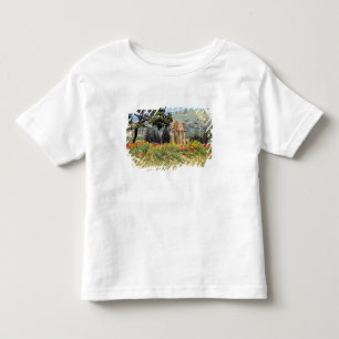 Camiseta De Bebé Italia, Sicilia, Agrigento. Las ruinas de la