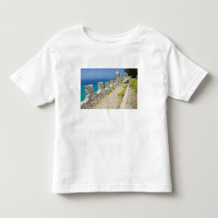 Camiseta De Bebé Italia, Sicilia, Cefalù, paseo marítimo junto al a