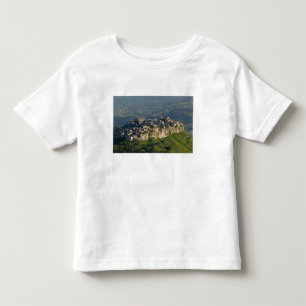 Camiseta De Bebé Italia, Sicilia, Enna, Calascibetta, Vista de la m