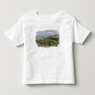 Camiseta De Bebé Italia, Sicilia, Enna, Calascibetta, Vista de la m