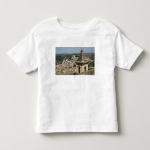 Camiseta De Bebé ITALIA, Sicilia, RAGUSA IBLA: Vista del pueblo y S