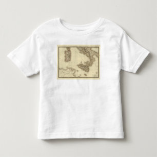 Camiseta De Bebé Italia, Suiza, Illyria del norte