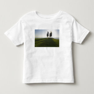 Camiseta De Bebé Italia, Toscana, Cipreses en Toscana con