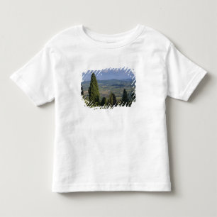 Camiseta De Bebé Italia, Toscana, Montepulciano. Vista de la