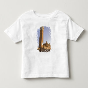 Camiseta De Bebé Italia, Toscana, Siena. Torre del Mangia en