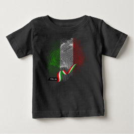 Camiseta De Bebé Italian flag