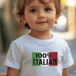 Camiseta De Bebé Italiano de pura cepa - Orgullo de herencia