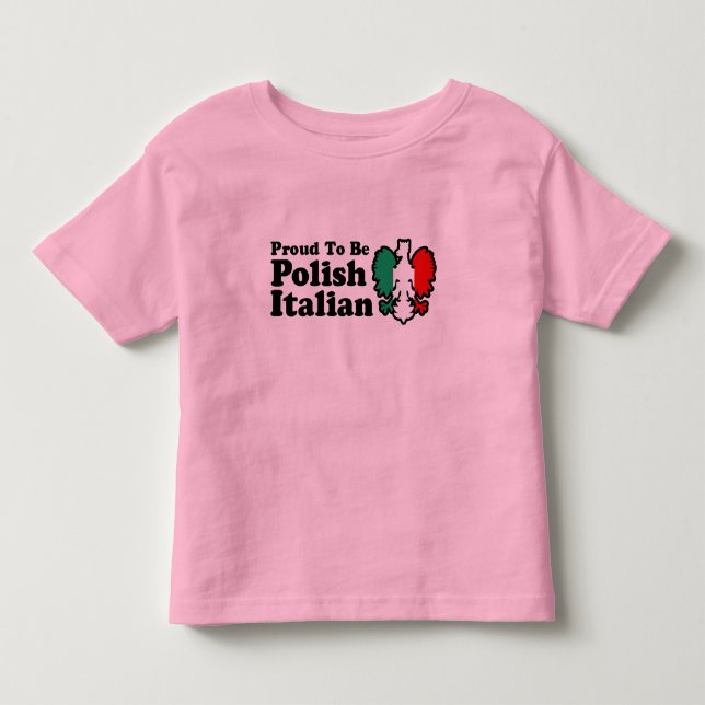 Camiseta De Bebé Italiano polaco (Anverso)