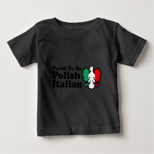 Camiseta De Bebé Italiano polaco