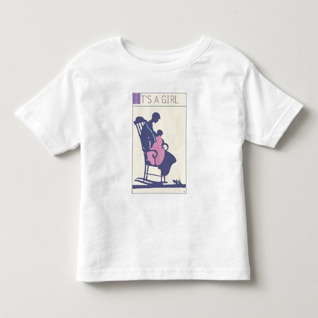 Camiseta De Bebé <It's a Girl>de Steve Collier (Anverso)