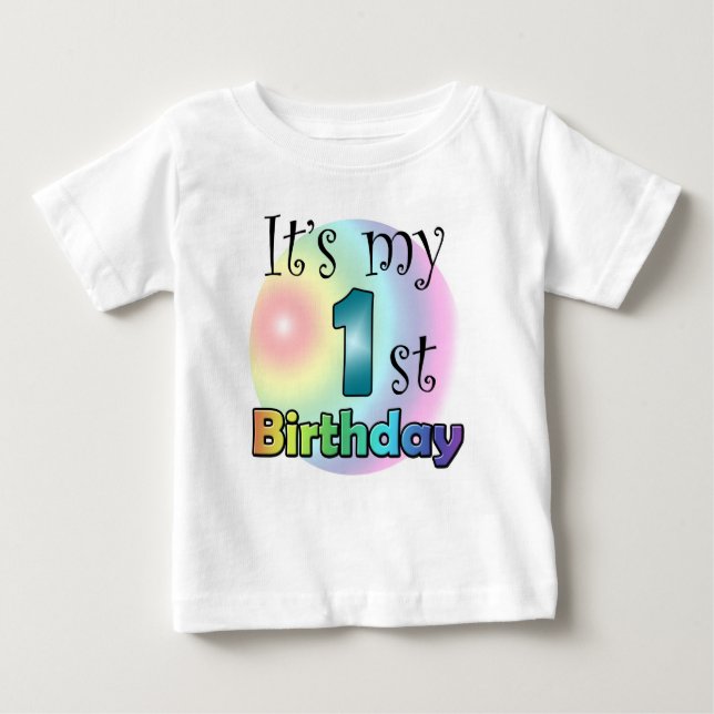 Camiseta De Bebé It's my 1st birthday (Anverso)