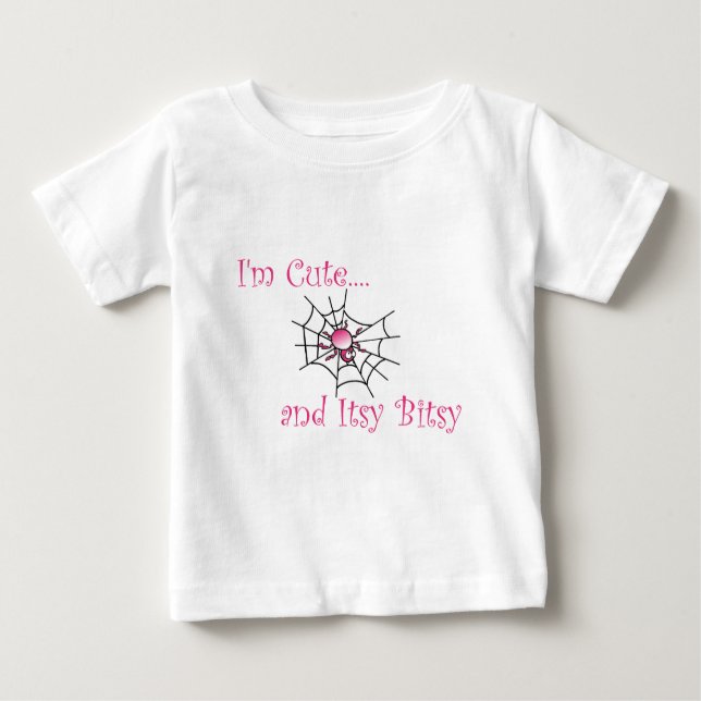 Camiseta De Bebé Itsy Bitsy Spider Chica (Anverso)