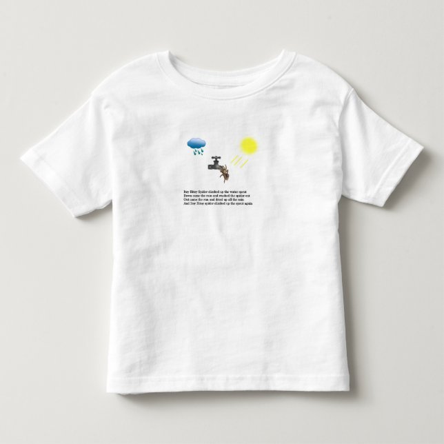 Camiseta De Bebé Itsy Bitsy Spider.jpg (Anverso)