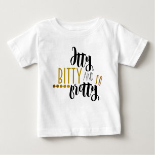 Camiseta De Bebé Itty Bitty Y Oh So Bonito Niña Bebé Moderna